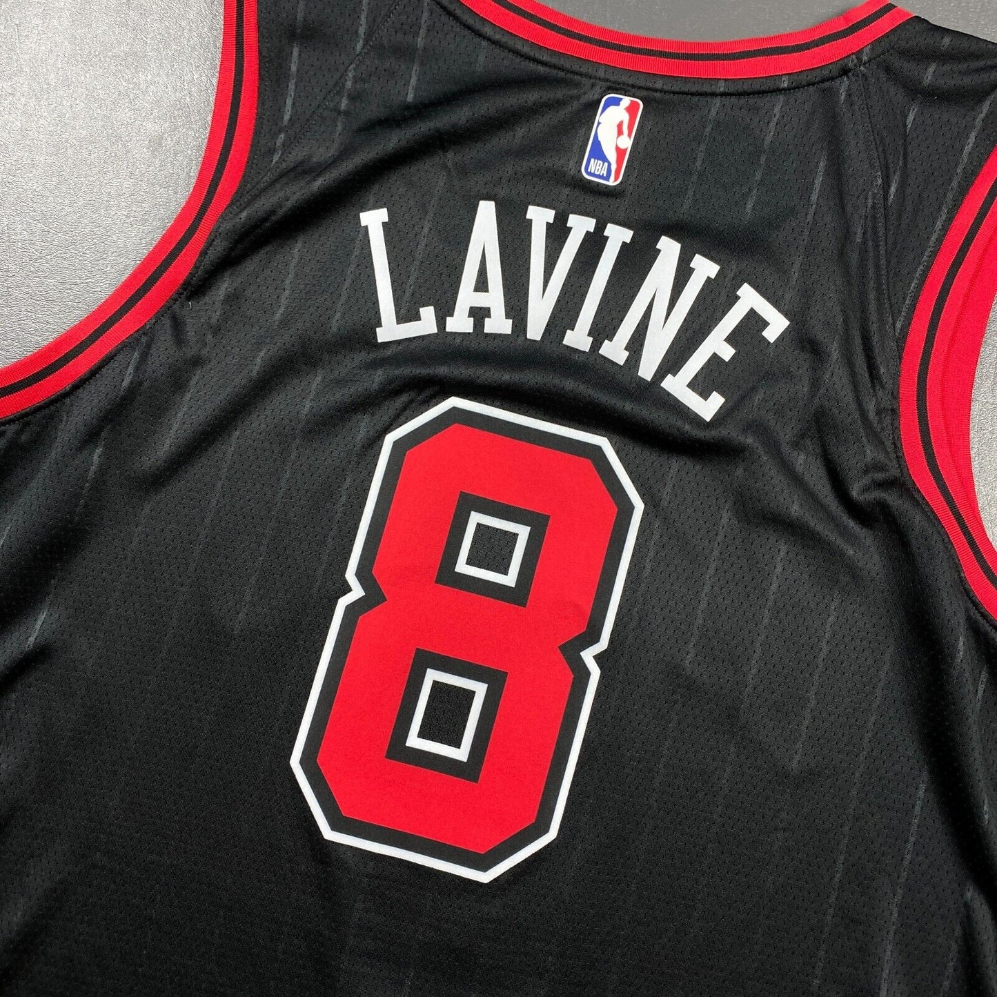 100% Authentic Zach Lavine Jordan Bulls Swingman Statement Jersey Size 56 2XL