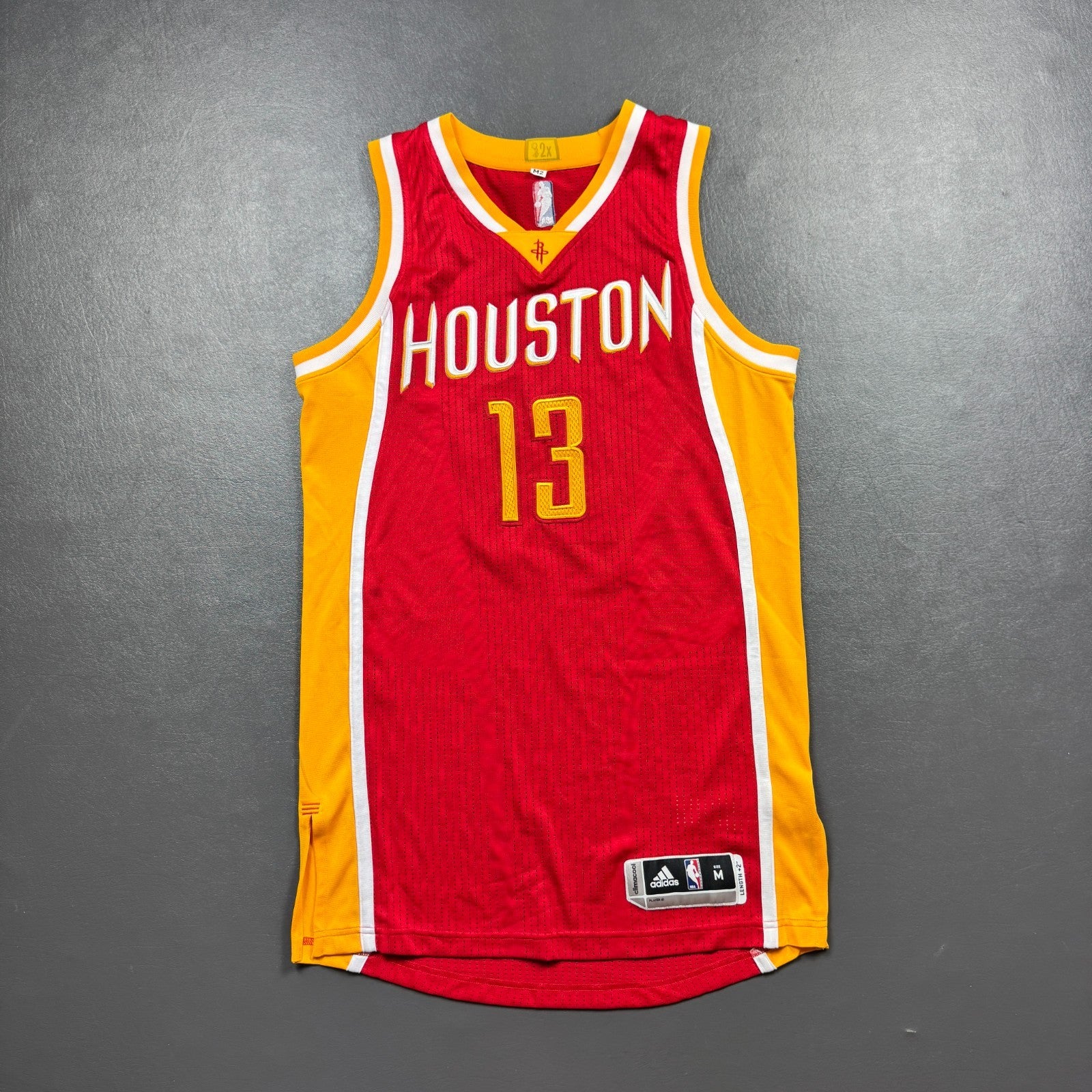 100% Authentic James Harden Adidas Rev 30 Rockets HWC Jersey M 40