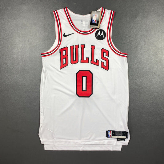 100% Authentic Coby White Nike Chicago Bulls Association Jersey Size 44 M Mens