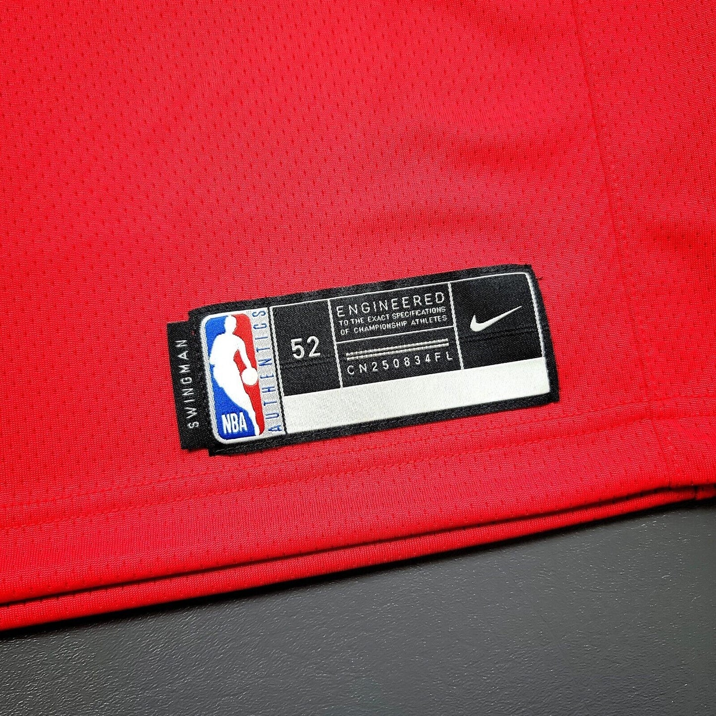 100% Authentic Ayo Dosunmu Nike Bulls Icon Edition Swingman Jersey Size 52 XL