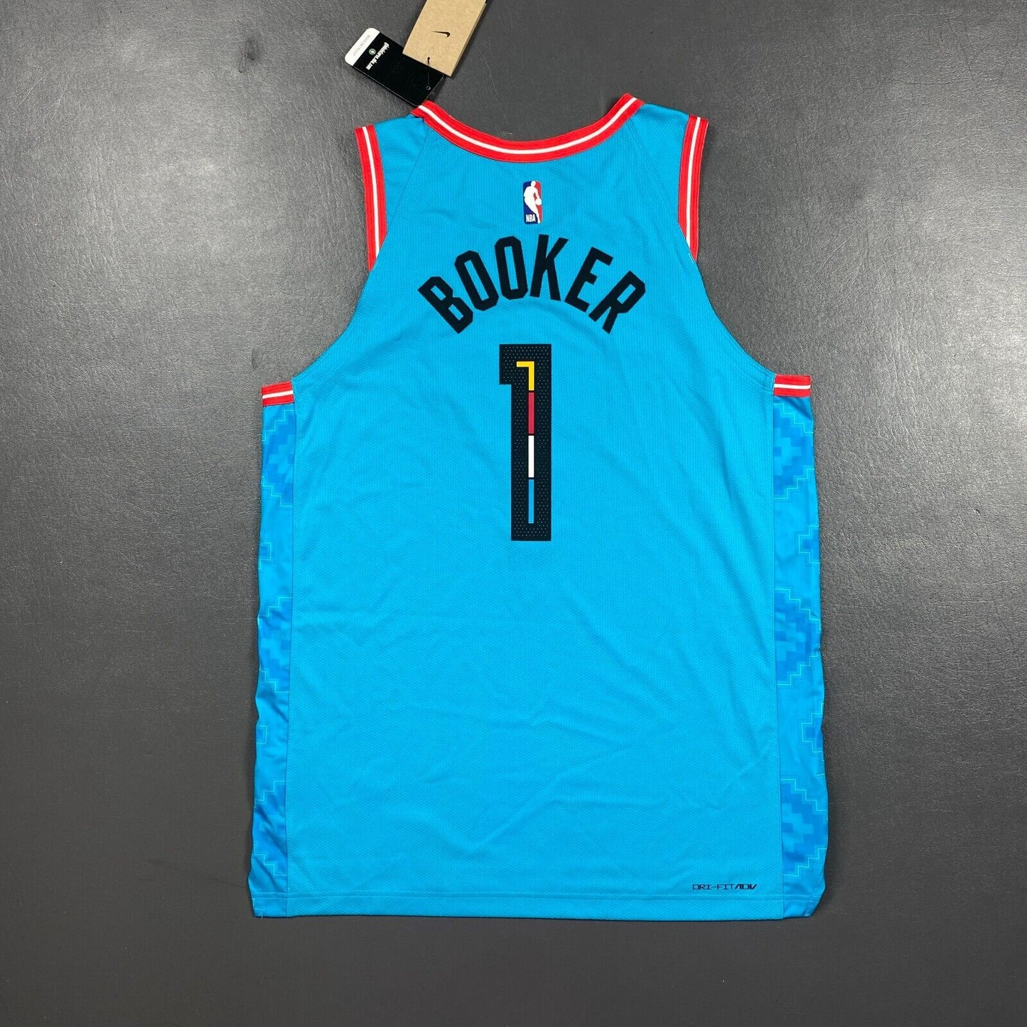 100% Authentic Devin Booker Nike Phoenix Suns City Edition Jersey Size 48 L Mens