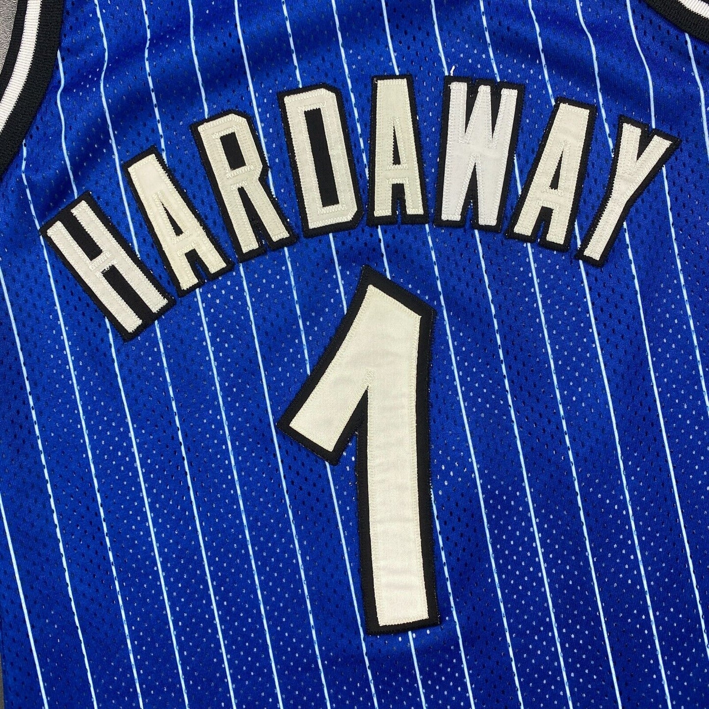 100% Authentic Penny Hardaway Vintage Champion 95 96 Magic Jersey Size 40 M