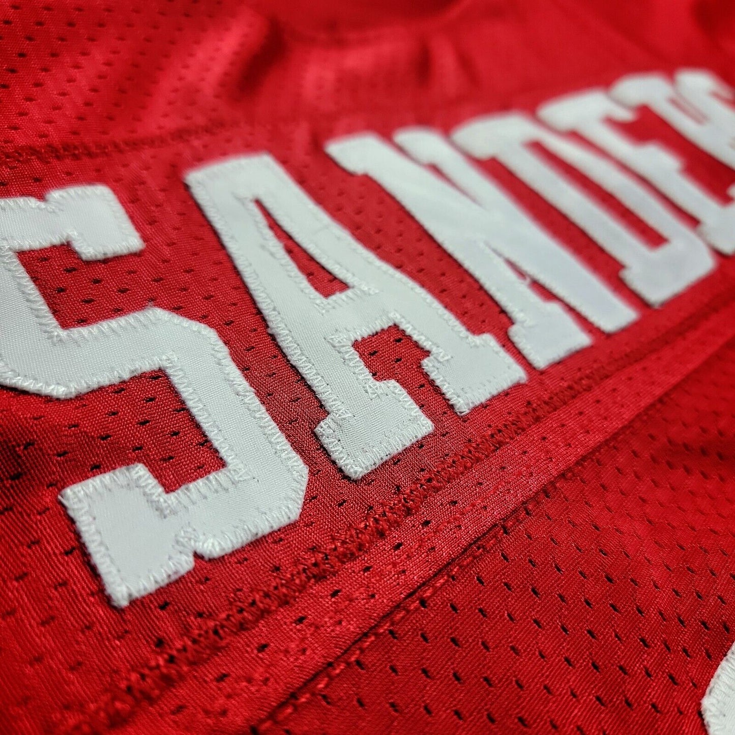 100% Authentic Deion Sanders Vintage Wilson 49ers Pro Line Jersey Size 46 L XL