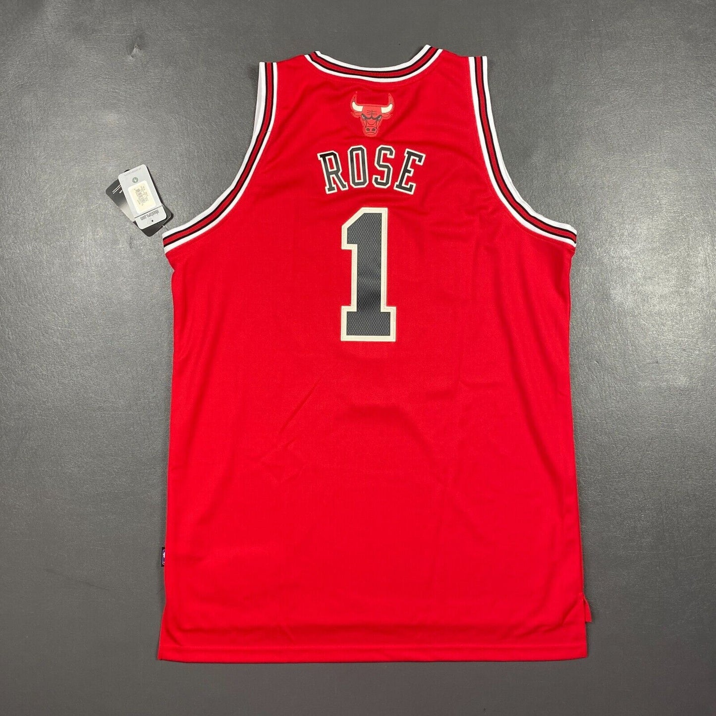 100% Authentic Derrick Rose Adidas Chicago Bulls Jersey Size Size XL+2" Mens