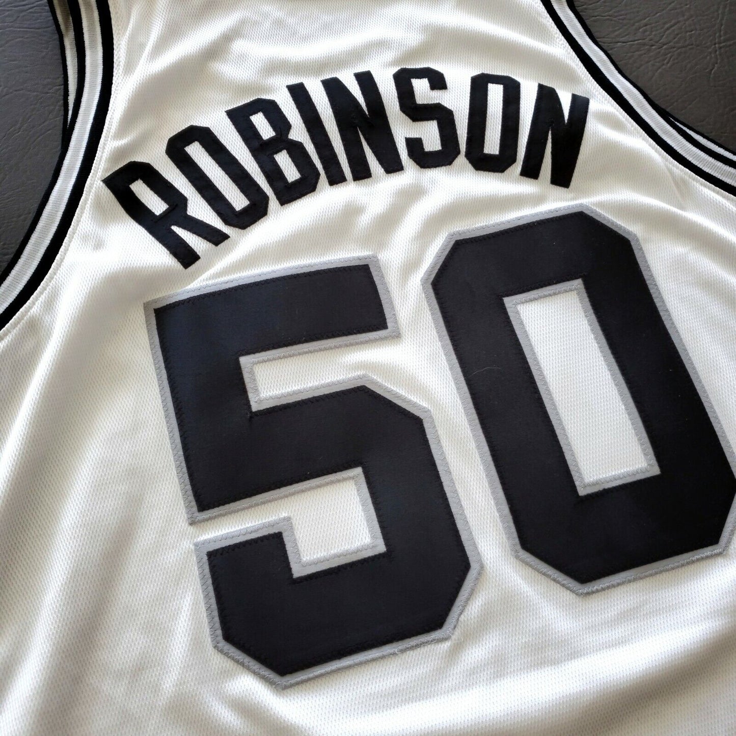 100% Authentic David Robinson Nike 01 02 911 Spurs Pro Cut Game Jersey 50+4"