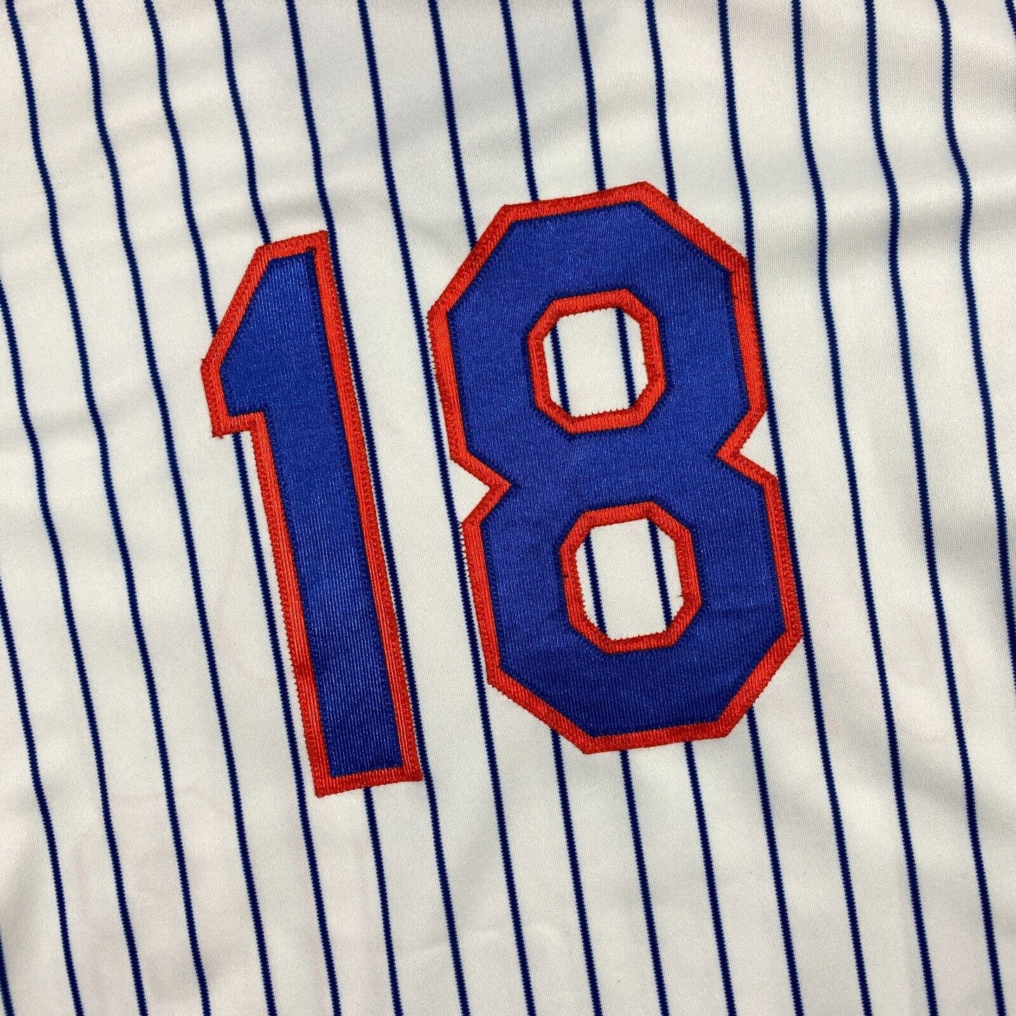 100% Authentic Darryl Strawberry Vintage Rawlings NY Mets Jersey Size 44 L Mens