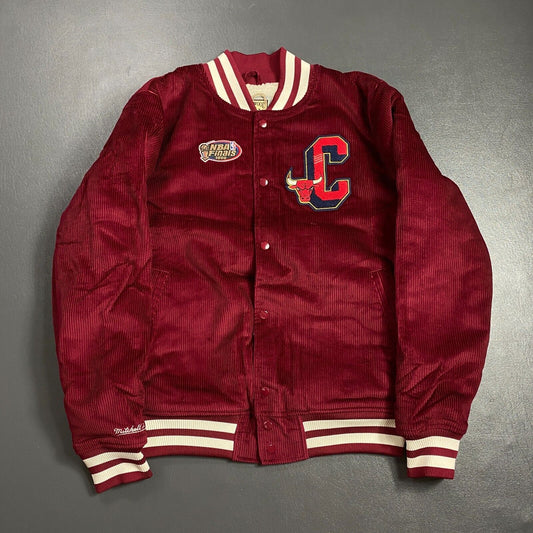 100% Authentic Chicago Bulls Mitchell Ness 1996 NBA Finals Varsity Jacket Size S