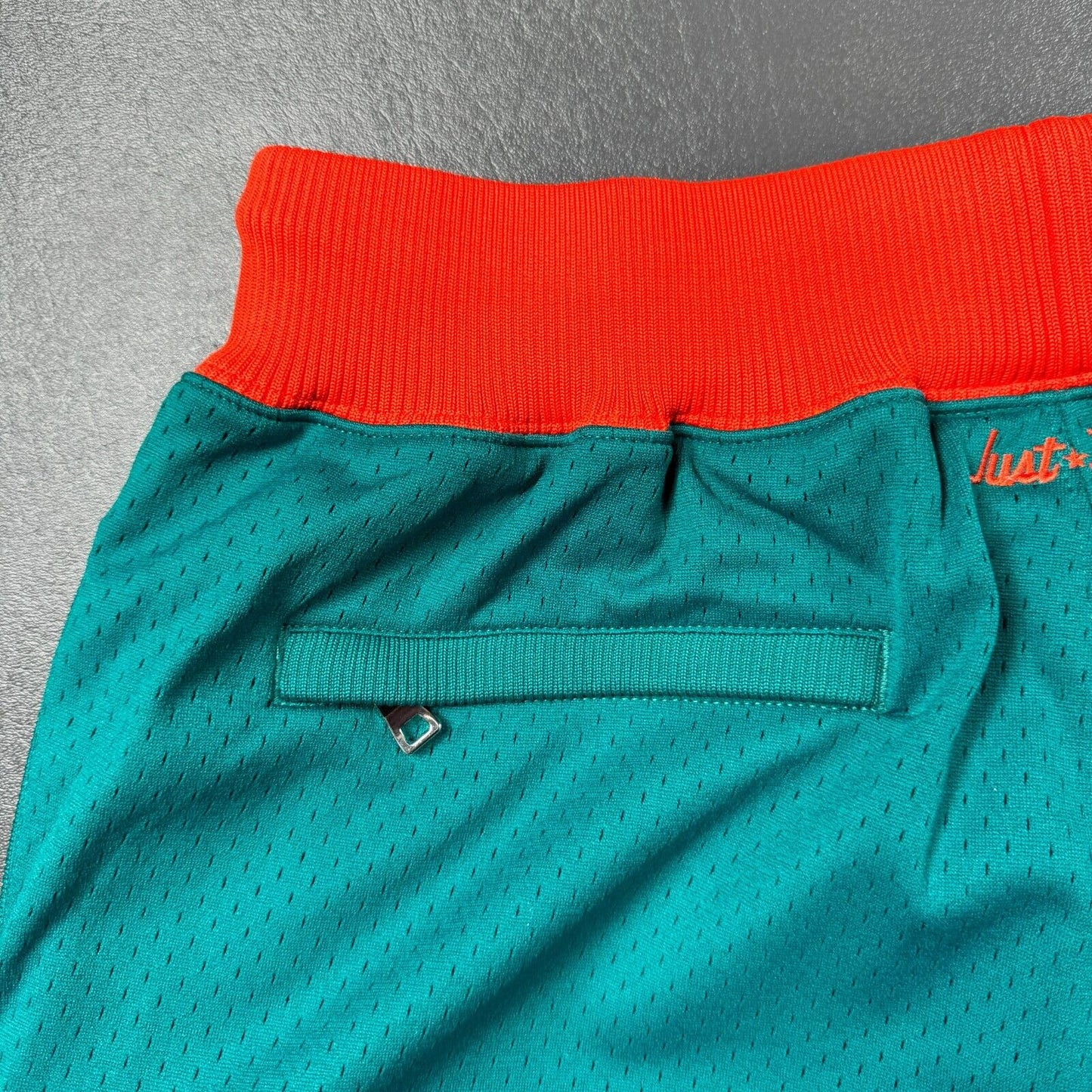 100% Authentic Just Don x Mitchell & Ness Miami Dolphins Shorts Size L 44 Mens