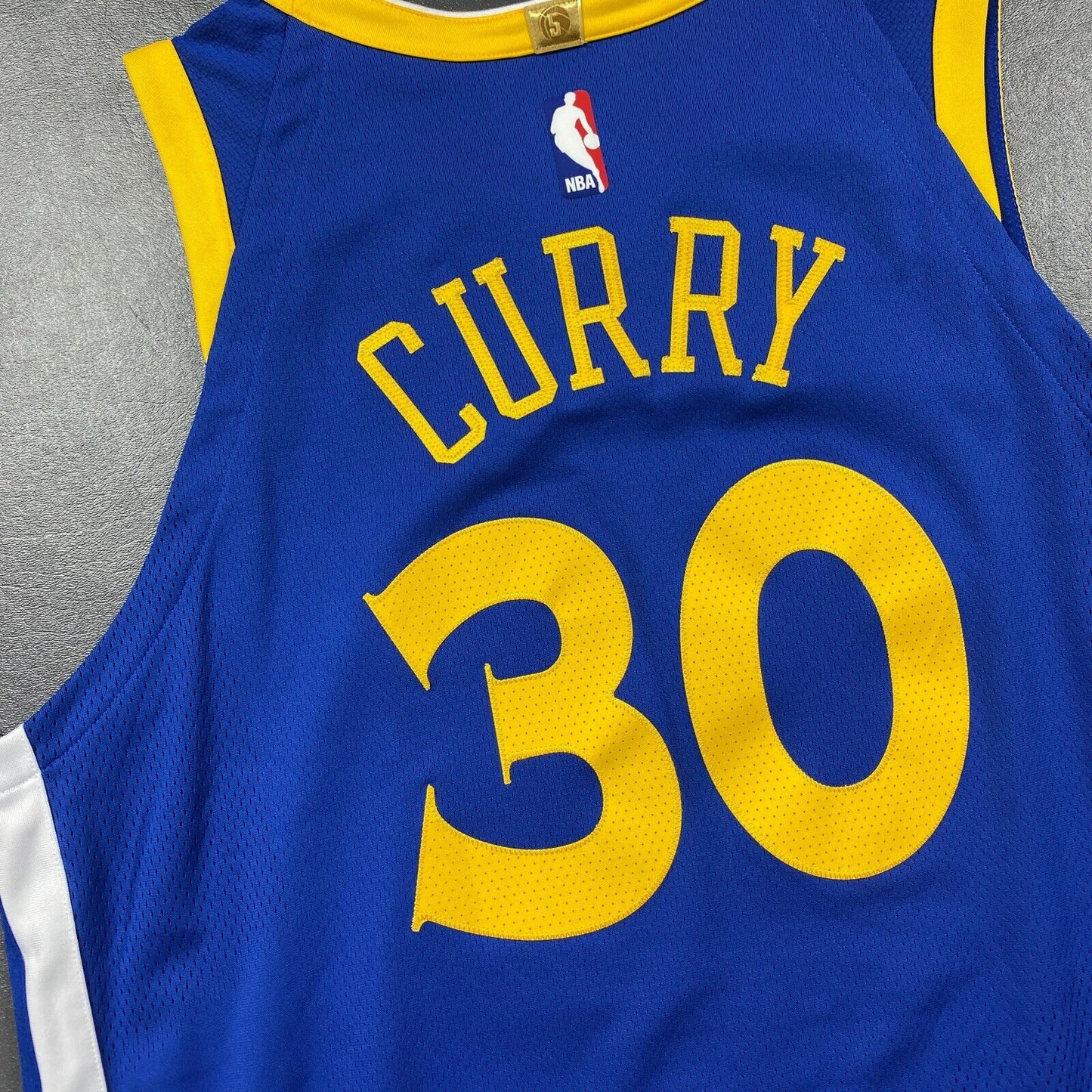 100% Authentic Stephen Curry Nike Golden State Warriors Icon Jersey Size 48 L