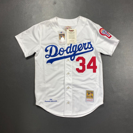 100% Authentic Fernando Valenzuela Mitchell & Ness 1981 Dodgers Jersey Size 40 M