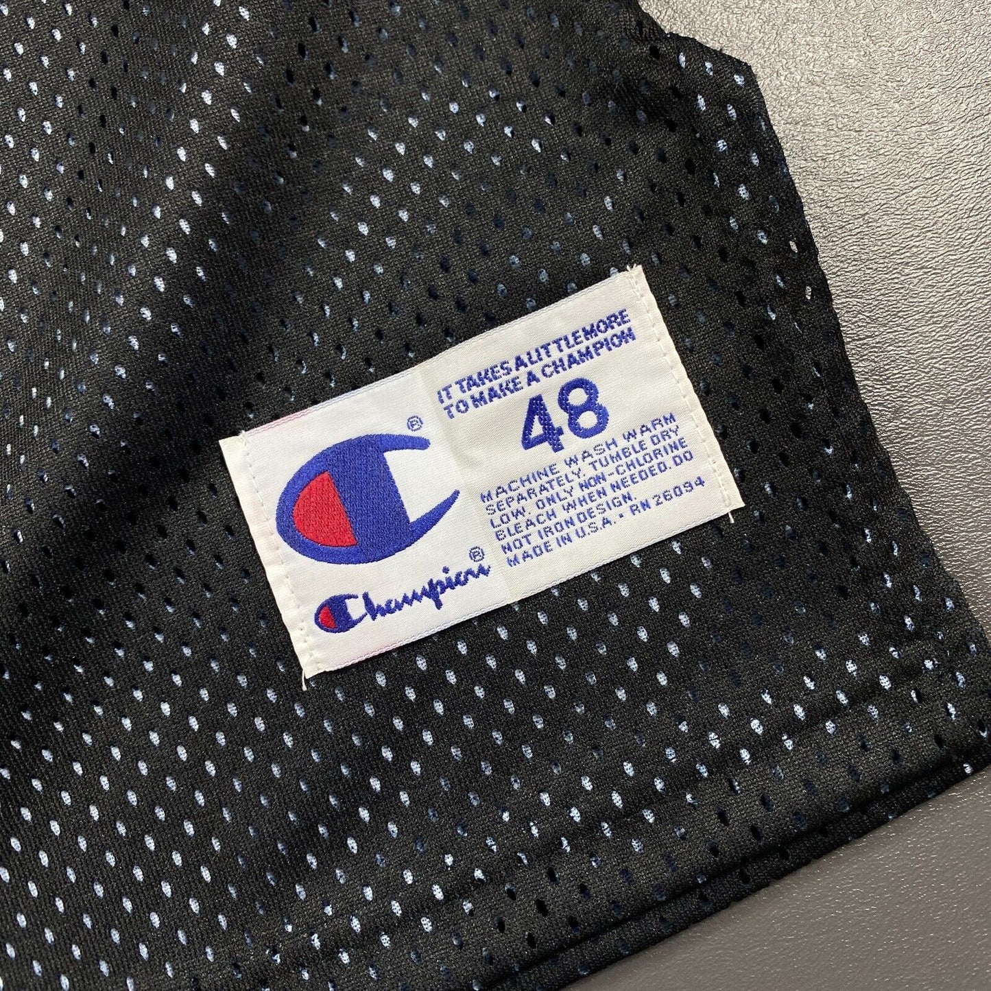 100% Authentic Charles Barkley Signed Vintage Champion Suns Jersey Size 48 JSA