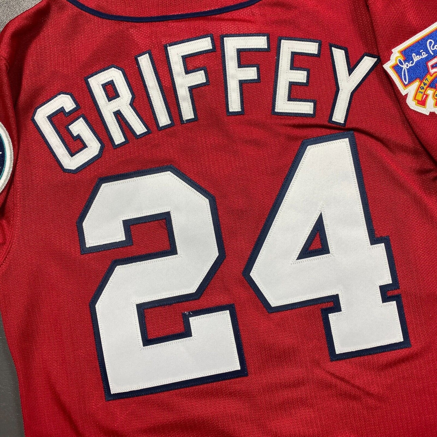 100% Authentic Ken Griffey Jr Mitchell Ness 97 All Star Game Jersey Size 36 S