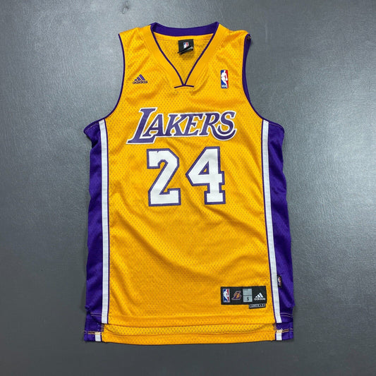 100% Authentic Kobe Bryant Adidas Los Angeles Lakers Swingman Jersey Size S Mens