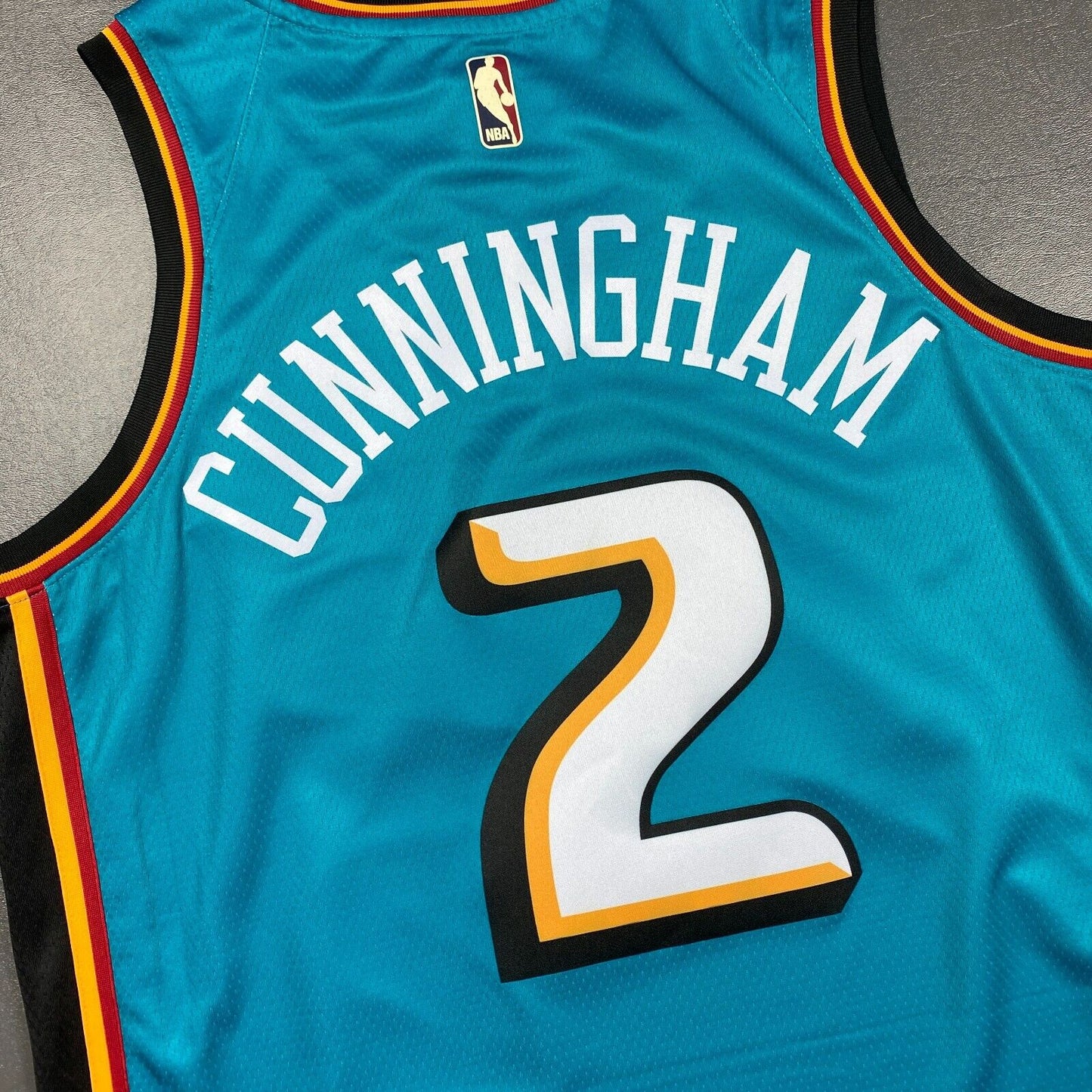 100% Authentic Cade Cunningham Nike Detroit Pistons Classic Jersey Size 48 L
