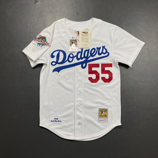 100% Authentic Orel Hershiser Mitchell Ness 1988 Los Angeles Dodgers Jersey 40 M