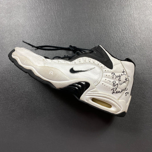 100 Authentic Bryant Reeves Signed Game Worn Nike Air Scorin Uptempo Sneaker
