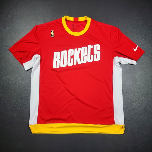 100% Authentic Nike Houston Rockets Team Shirt Jersey Size M Mens