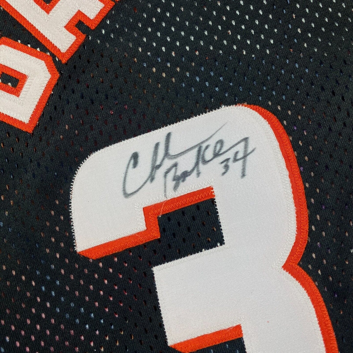 100% Authentic Charles Barkley Signed Vintage Champion Suns Jersey Size 48 JSA