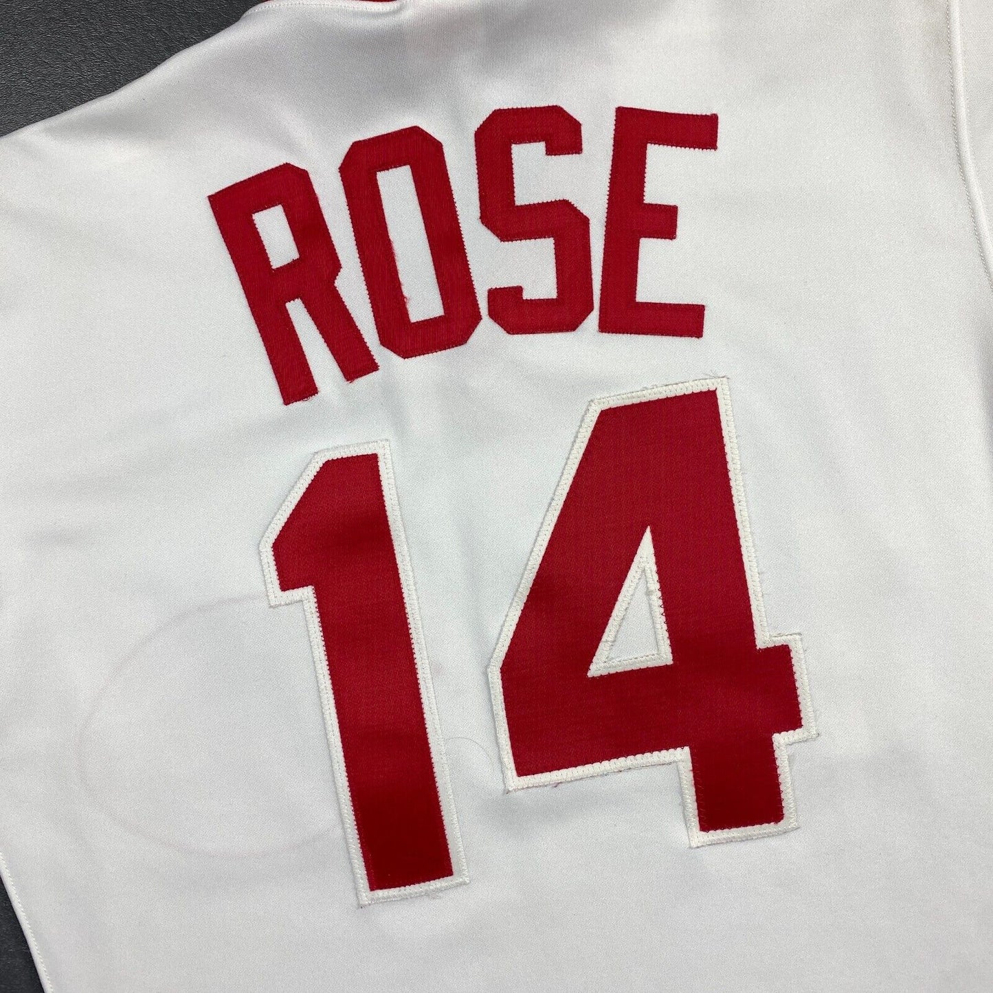 100% Authentic Pete Rose Vintage Rawlings Cincinnati Reds Jersey Size 40 M