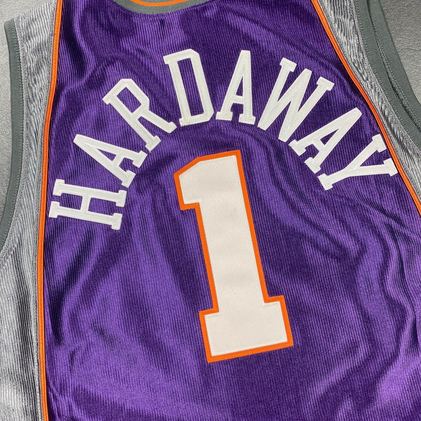 100% Authentic Penny Hardaway Vintage Champion Phoenix Suns Jersey Size 44 L XL