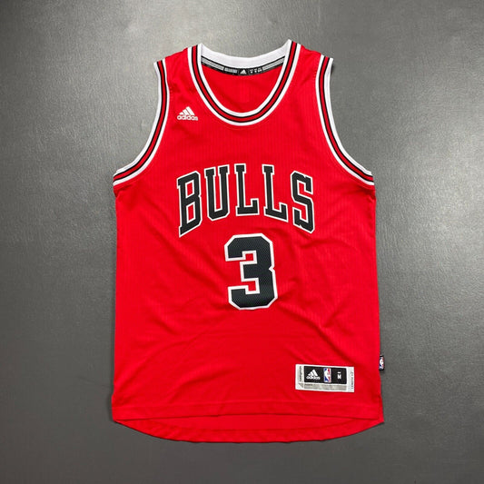 100% Authentic Dwyane Wade Adidas Rev 30 Chicago Bulls Jersey Size M Mens