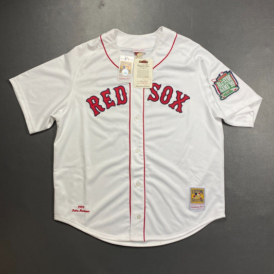 100% Authentic Pedro Martinez Mitchell Ness 99 All Star Game Red Sox Jersey 52