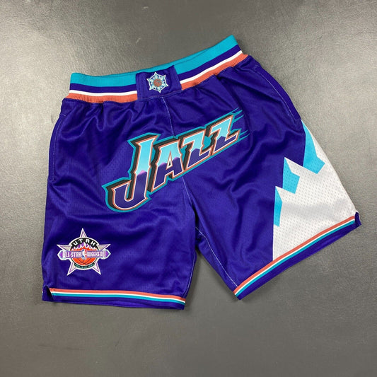 100% Authentic Just Don x Mitchell & Ness 96 97 Utah Jazz Shorts Size L Mens