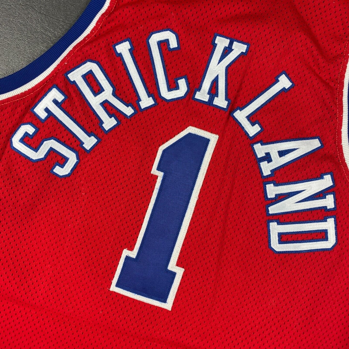 100% Authentic Rod Strickland Vintage Champion 96 97 Bullets Pro Cut Jersey