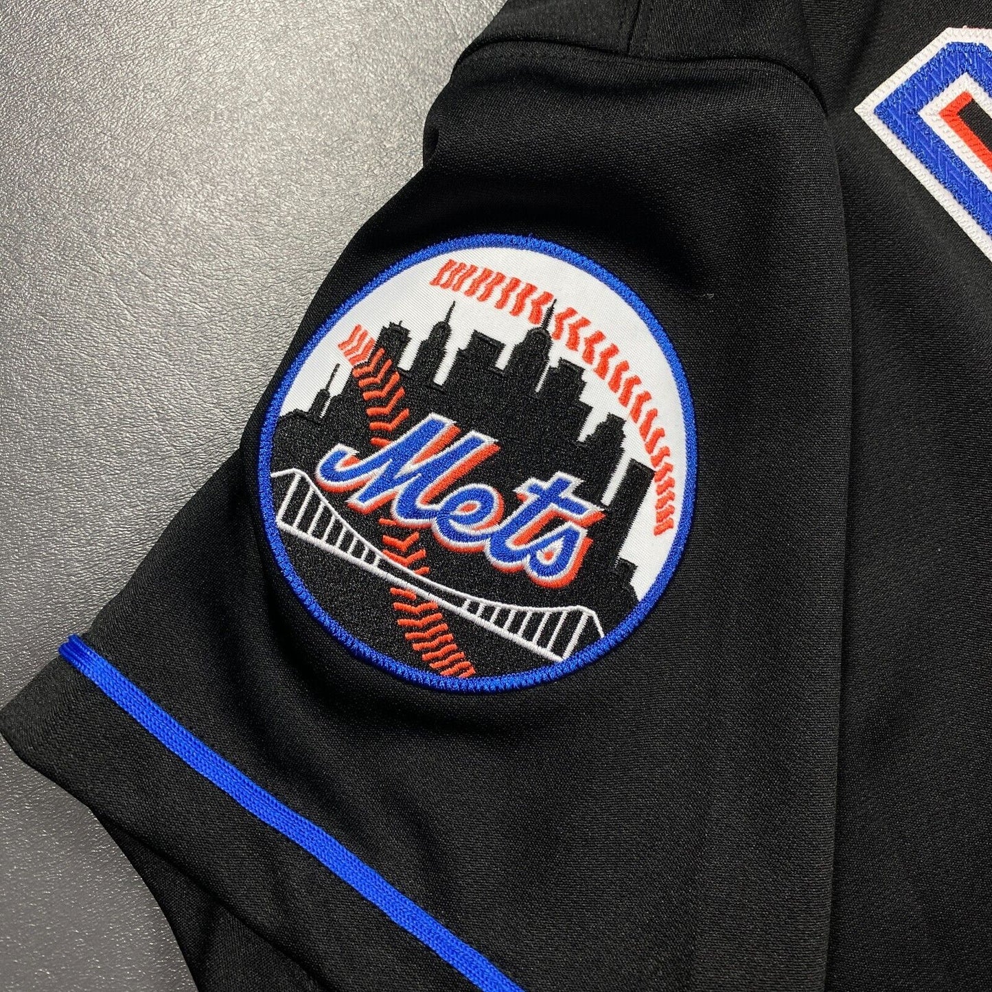 100% Authentic Mike Piazza Mitchell & Ness 2000 NY Mets Jersey Size 52 2XL