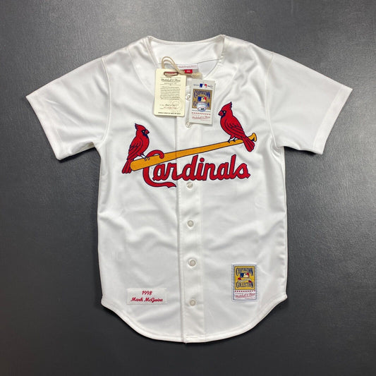 100% Authentic Mark McGwire Mitchell Ness 1998 Cardinals Jersey Size 36 S Mens