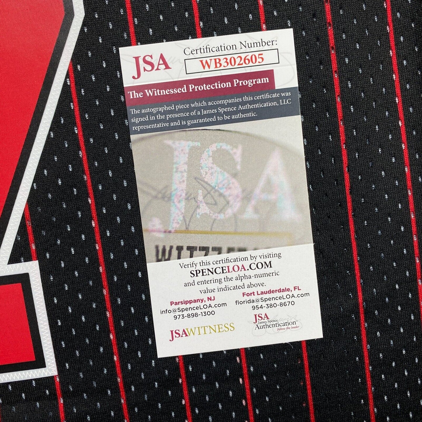 100% Authentic Toni Kukoc Mitchell Ness Chicago Bulls Signed Jersey COA JSA 2XL