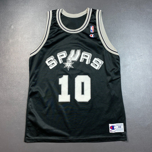 100% Authentic Dennis Rodman Vintage Champion Spurs Jersey Size 48 L XL Mens