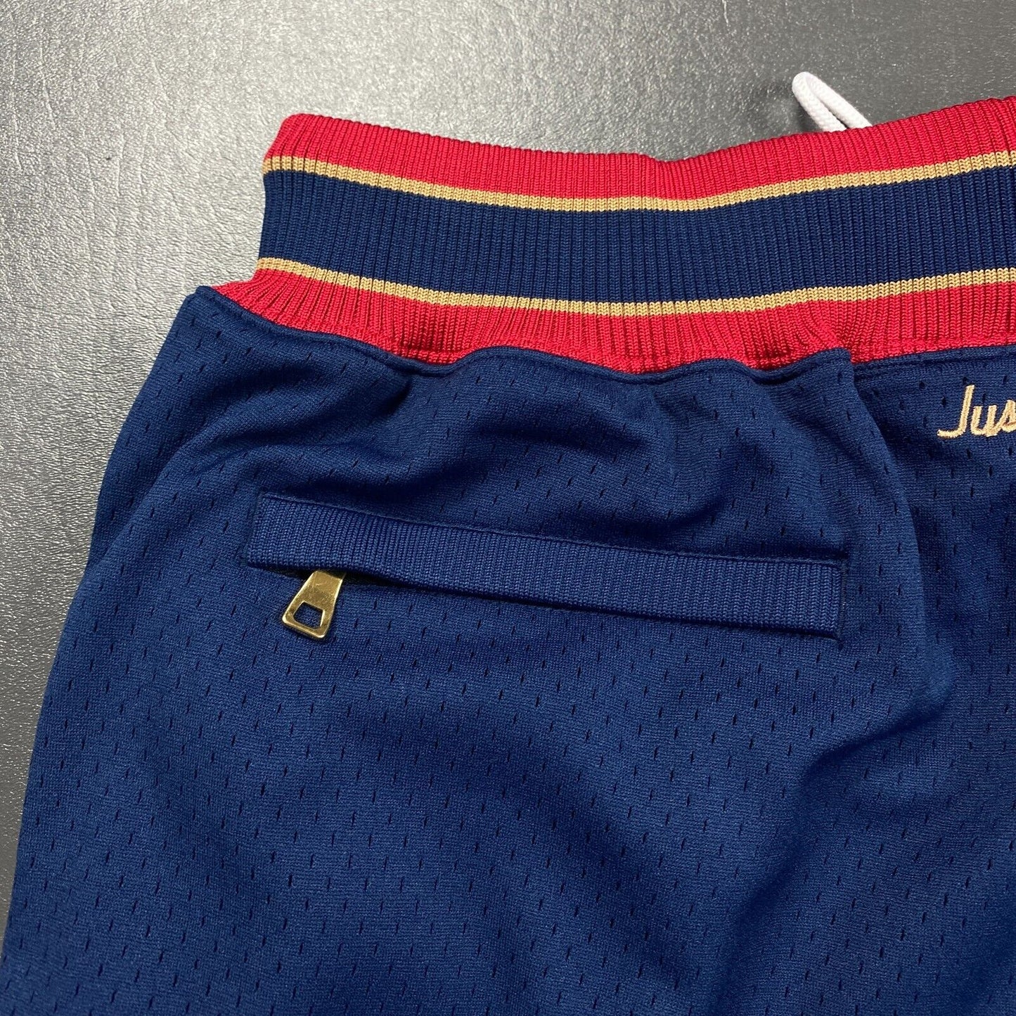 100% Authentic Just Don 93 94 Denver Nuggets Mitchell Ness Shorts Size XL Mens