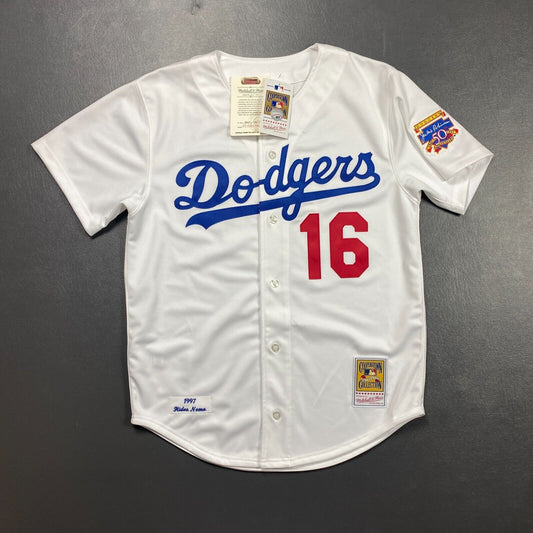 100% Authentic Hideo Nomo Mitchell Ness 1997 Los Angeles Dodgers Jersey 40 M
