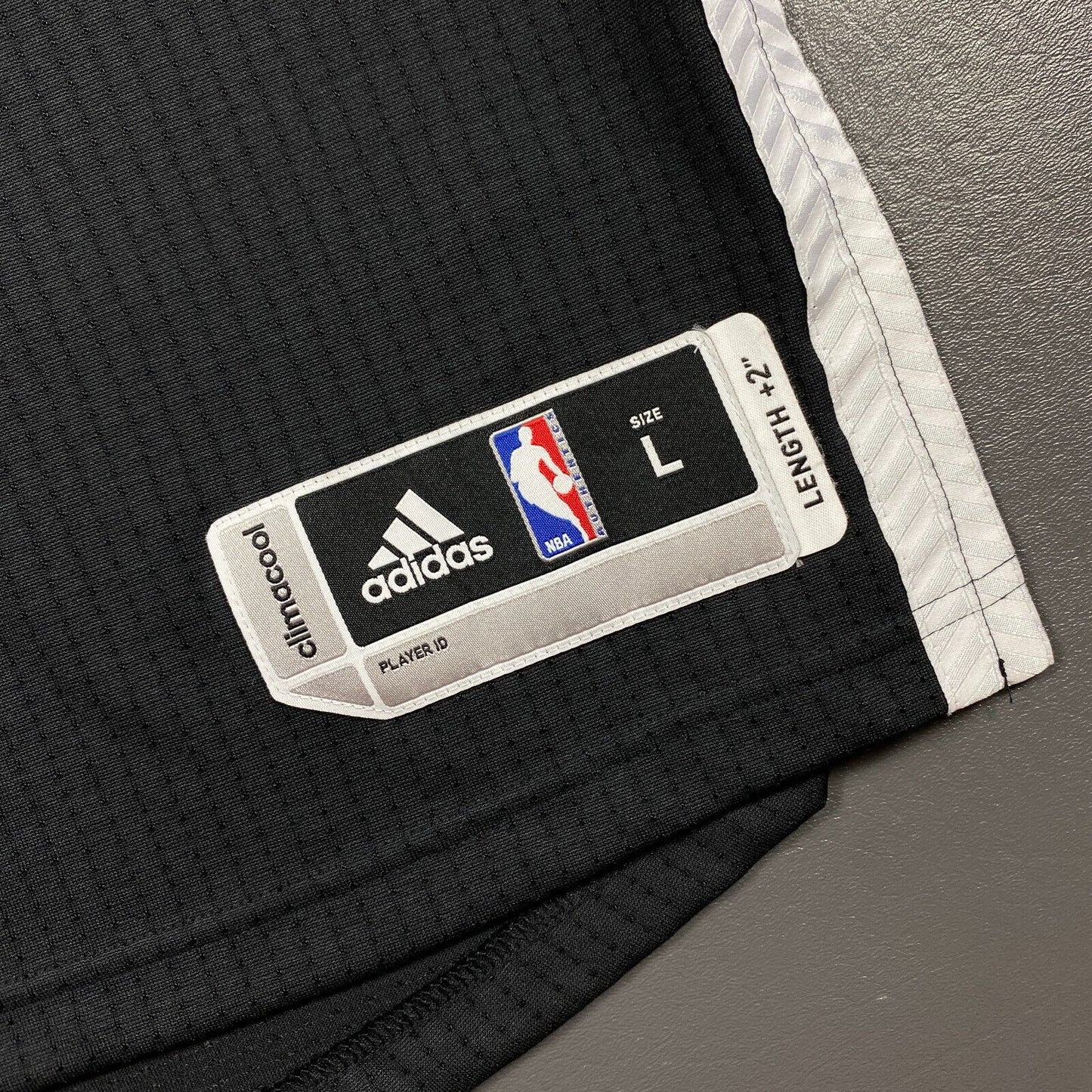100% Authentic Deron Williams Adidas Nets Jersey Size L 44 Mens Pro Cut Mesh #