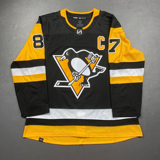 100% Authentic Sidney Crosby Adidas Pittsburgh Penguins Jersey Size 60 Mens