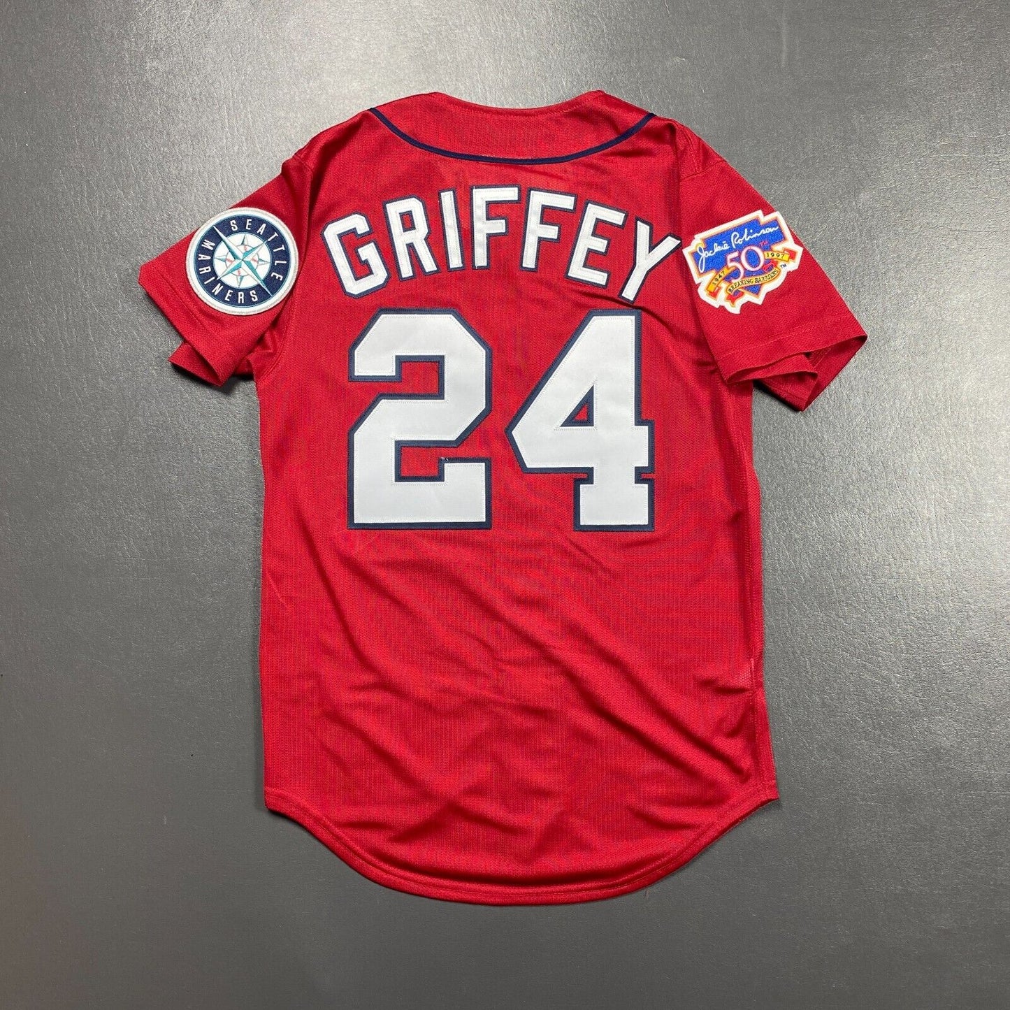 100% Authentic Ken Griffey Jr Mitchell Ness 97 All Star Game Jersey Size 36 S
