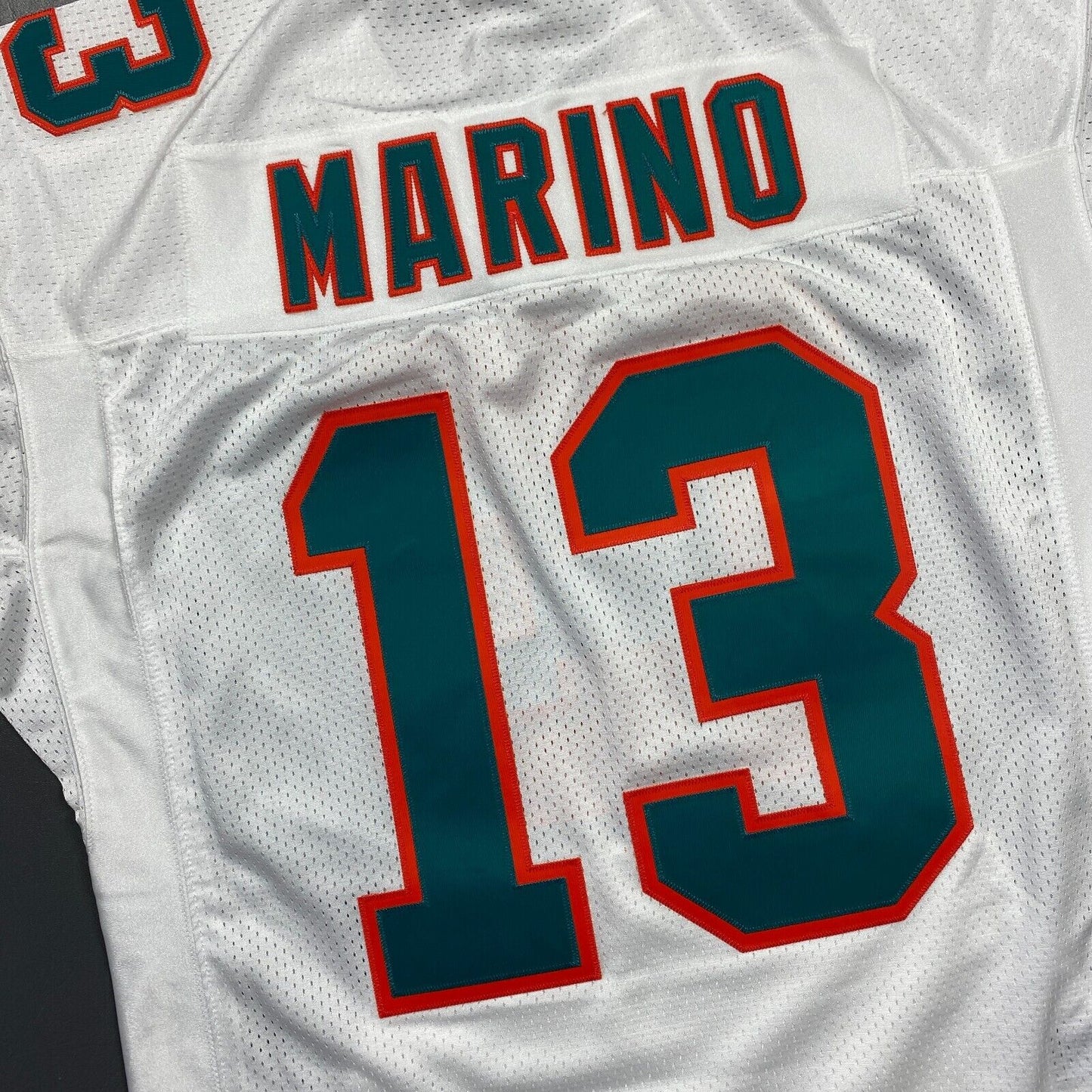 100% Authentic Dan Marino Mitchell Ness 1995 Miami Dolphins Jersey Size 48 XL