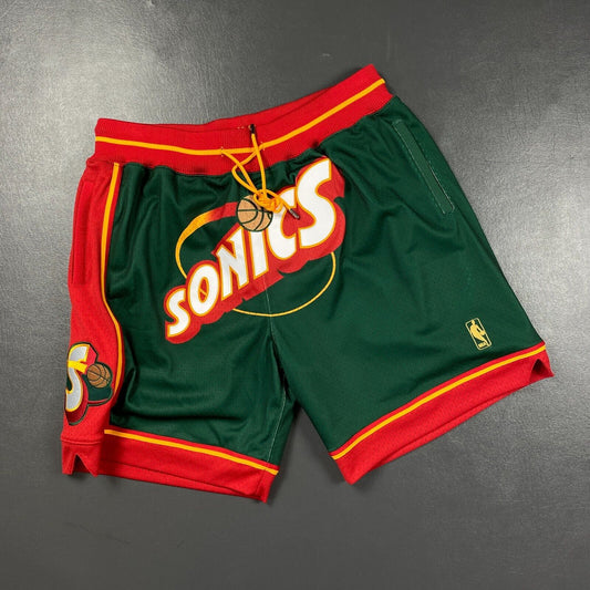 100% Authentic Just Don x Mitchell Ness 96 97 Seattle Supersonics Shorts XL 48