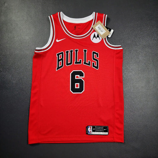 100% Authentic Alex Caruso Nike Bulls Icon Edition Swingman Jersey Size 40 S