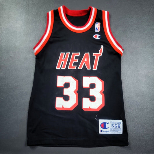 100% Authentic Alonzo Mourning Vintage Champion Heat Jersey Size S 6-8 Boys