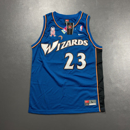 100% Authentic Michael Jordan Vintage Nike Wizards Jersey Size L 44 wizards Mens