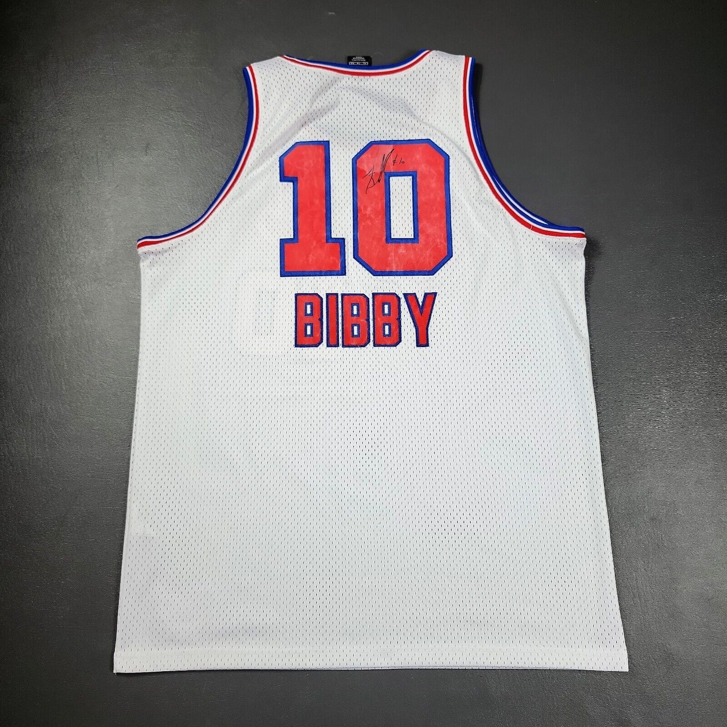 100% Authentic  Mike Bibby Signed Vintage Nike Kings Jersey Size XL 48 Mens