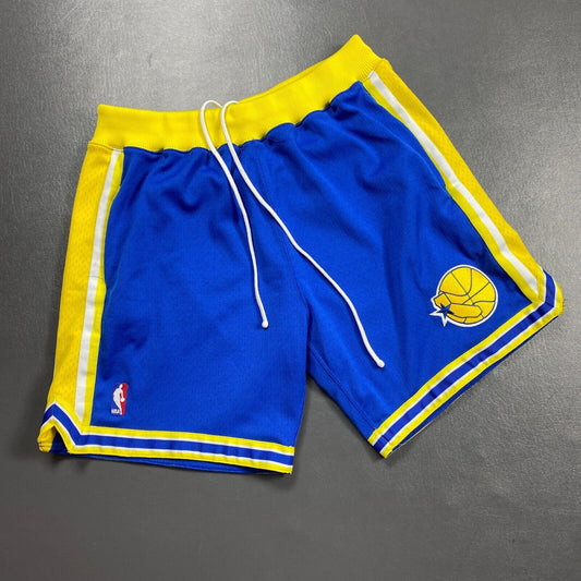 100% Authentic 95 96 Golden State Warriors Mitchell Ness Pockets Shorts Size L