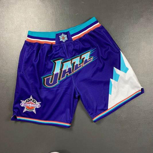 100% Authentic Just Don x Mitchell & Ness 96 97 Utah Jazz Shorts Size XL Mens