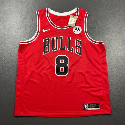 100% Authentic Zach Lavine Nike Bulls Icon Edition Swingman Jersey Size 56 2XL