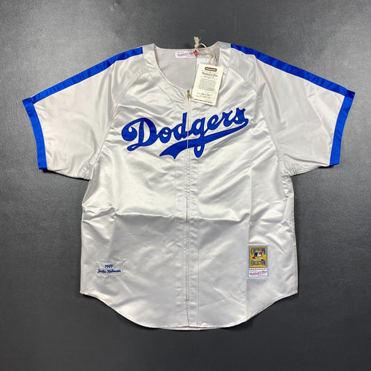 100% Authentic Jackie Robinson Mitchell Ness 1949 Dodgers Jersey Size XL 48 Mens