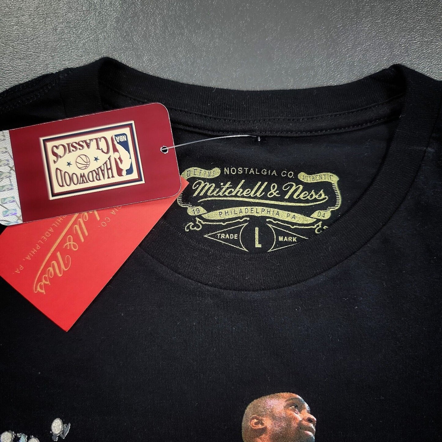100% Authentic Vince Carter '00 Slam Dunk Mitchell Ness Raptors T Shirt Size L