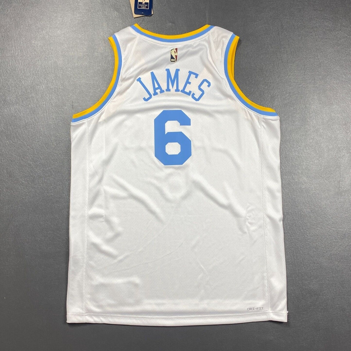 100% Authentic Lebron James Nike Lakers Classic Swingman Jersey Size 48 L Mens