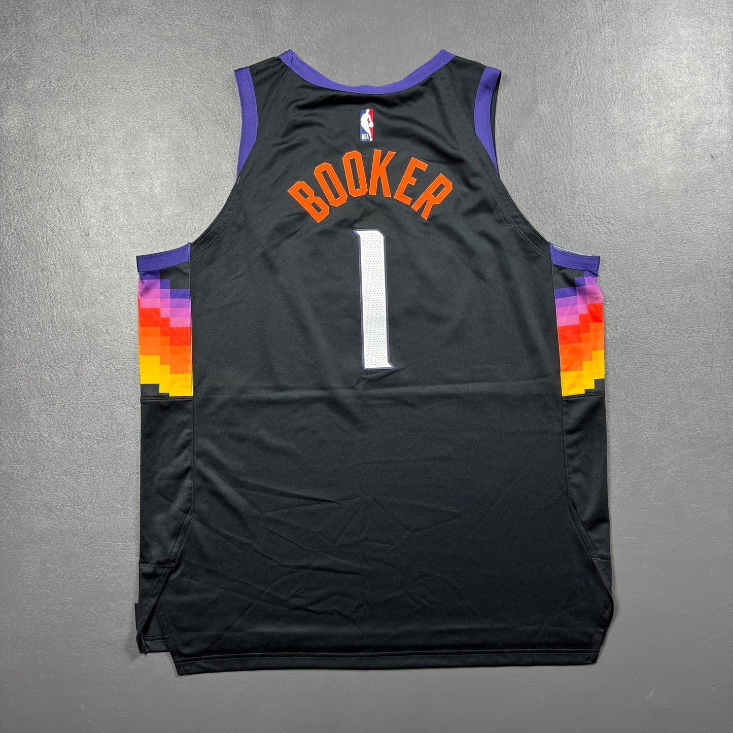 100% Authentic Devin Booker Nike Suns City Edition The Valley Jersey Size 56 2XL